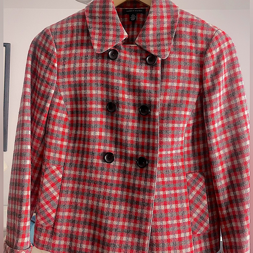 Tommy Hilfiger checkered blazer